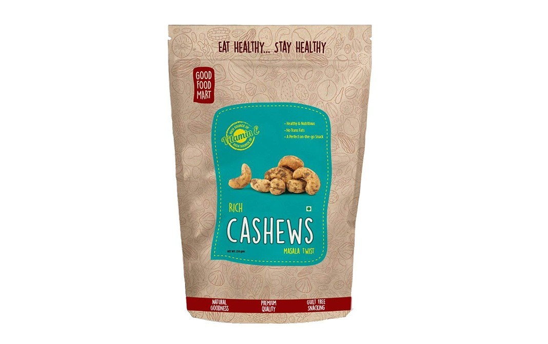 Good Food Mart Rice Cashews Masala Twist   Pack  250 grams